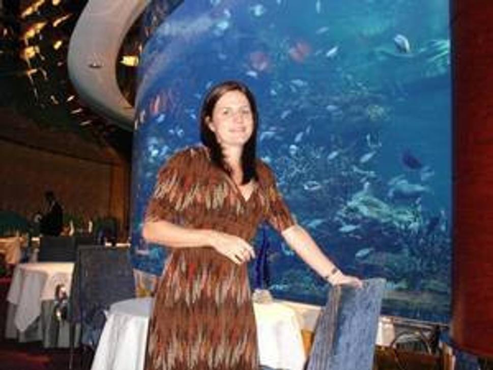 Dine& wine in Burj Al Arab Seafood Restaurant/August 2007 :-)