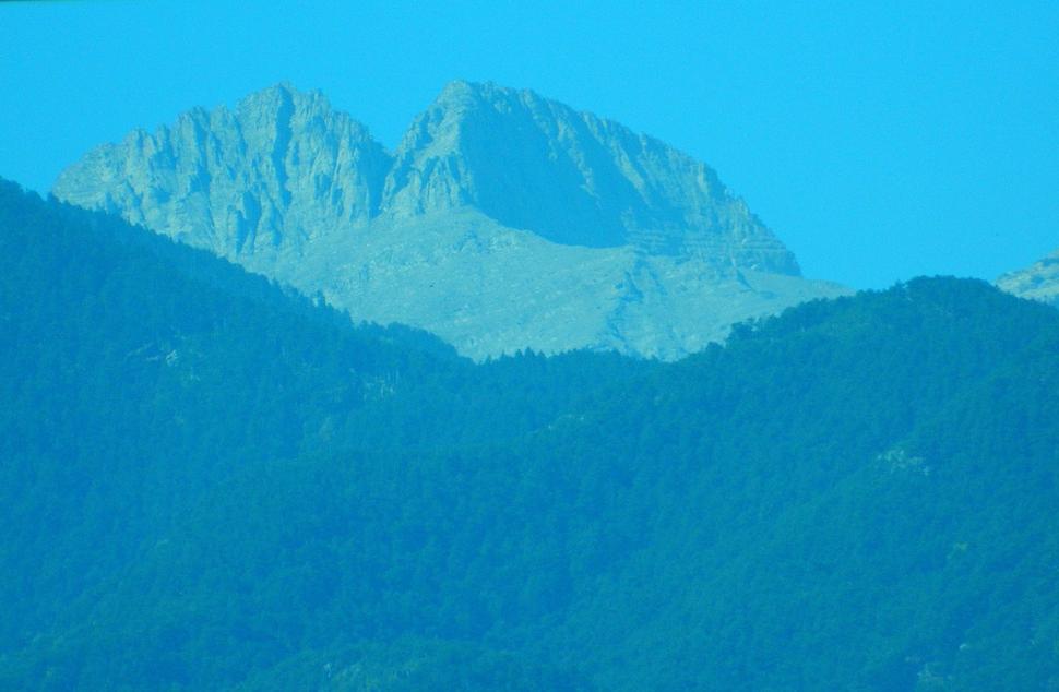 Olymp z diaľnice do Thessaloník