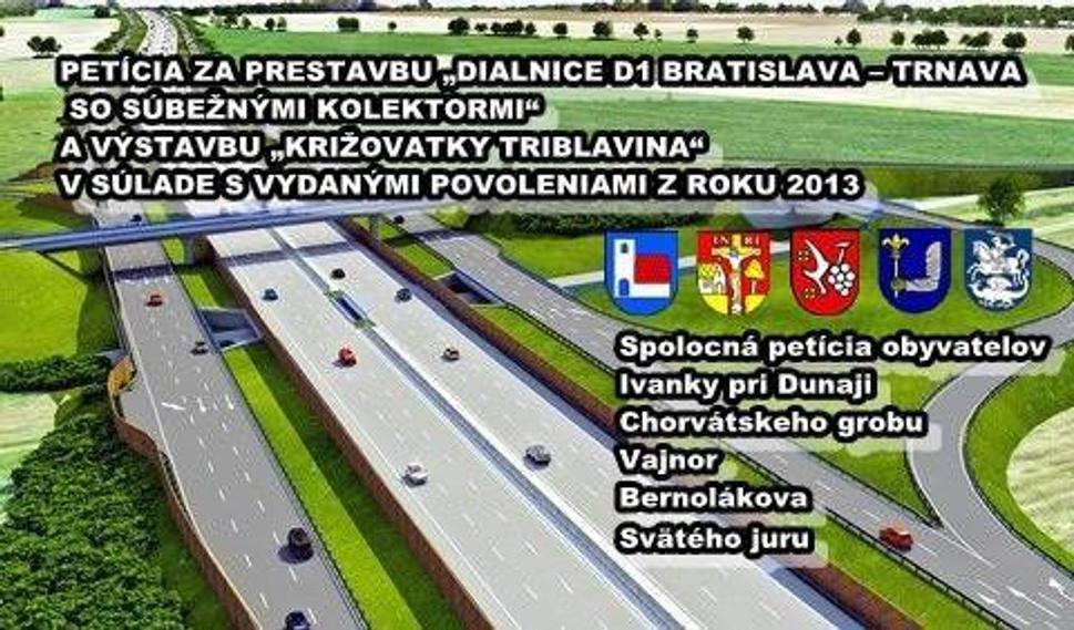 Na tomto linku môžete podpísať elektr. petíciu na dostavbu Triblaviny s kolektormi https://www.peticie.com/signatures/peticia_za_prestavbu_dianice_d1_bratislava__trnava_so_subenym/