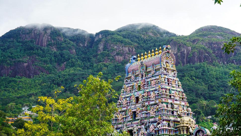 Arul Mihu Navasakthi Vinayagar Hinduistický kláštor vo Viktorií, hlavnom meste Seychel.
