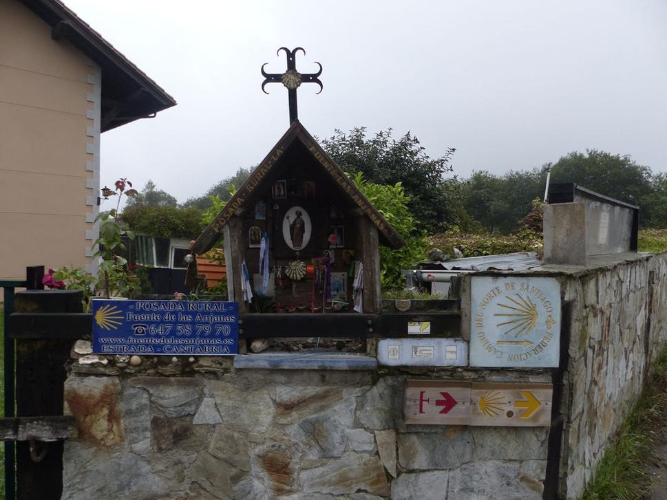 Žltá - Camino Santiago; Červená - Camino Lebaniego..kúsok zdieľame spoločnú