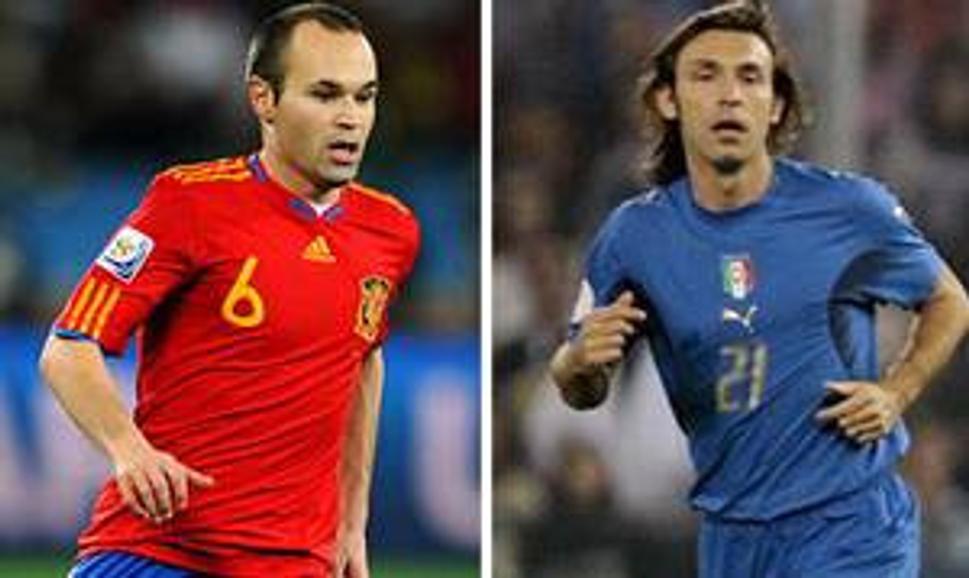 Podľa mňa najlepší hráči na turnaji: Iniesta a Pirlo