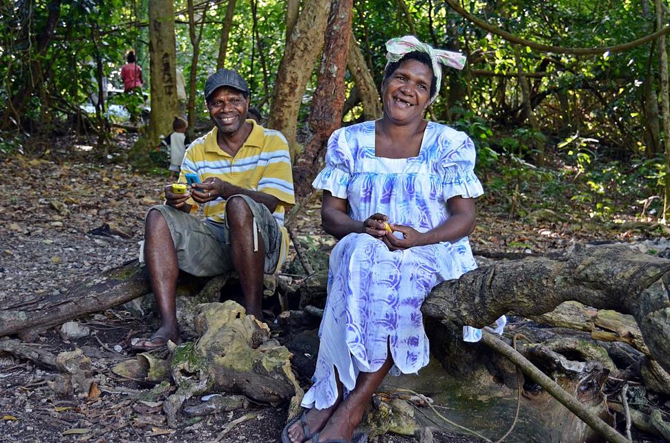 Ludia z ostrova Malo, Vanuatu, Nomadi