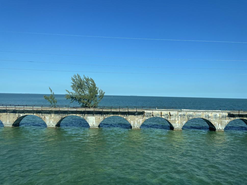 Pozostatky starej trate z Miami na Key West.