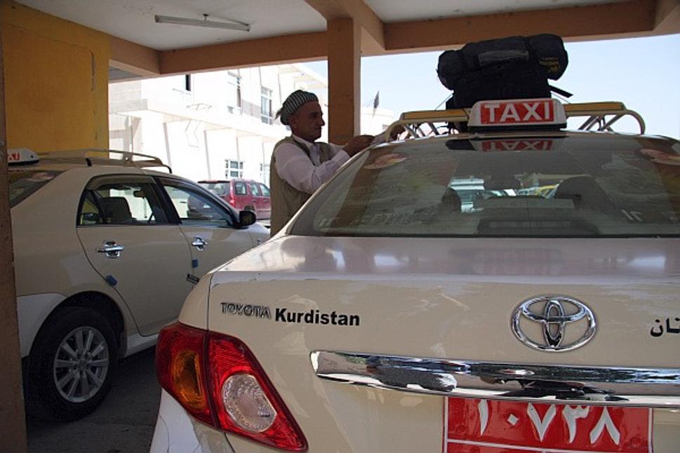 Taxi v Irackom Kurdistane