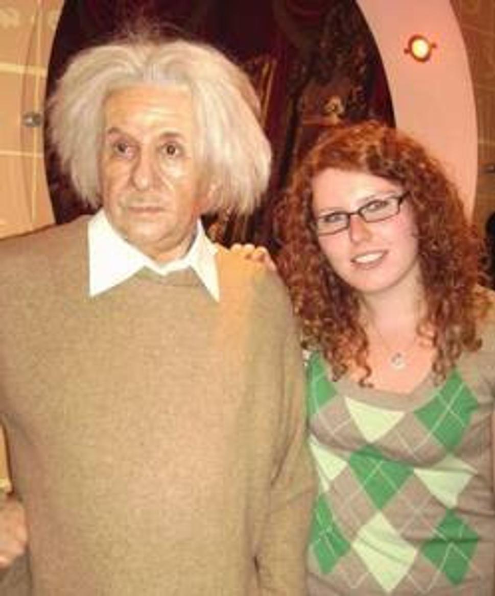 Petra Čergeťová a Albert Einstein