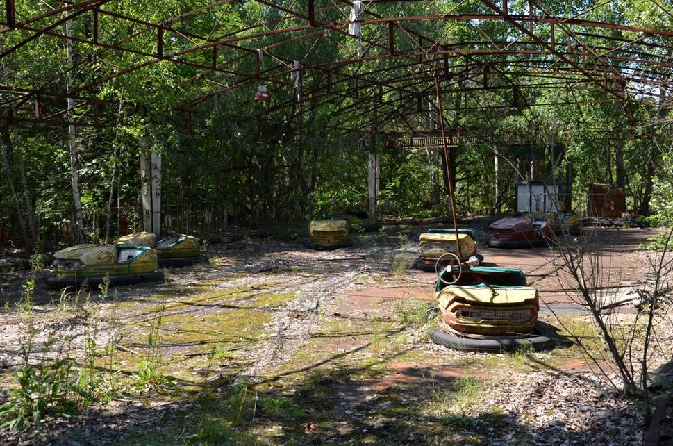 Zábavný park patrí k tzv. hotspotom (najviac kontaminovaným miestam) v meste Pripiať