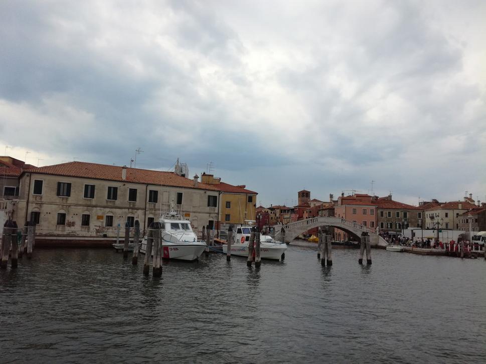 Na palube vaporetta.