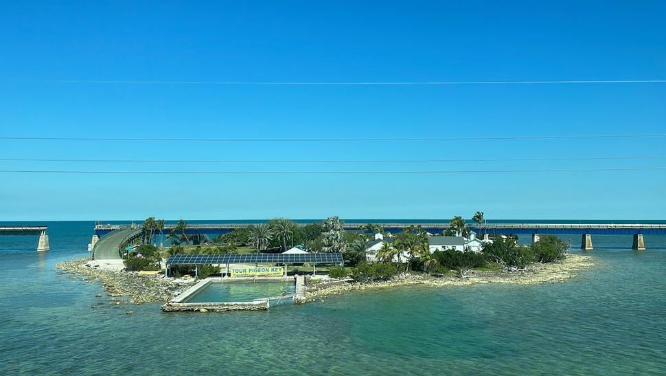 Pigeon Key - jeden zo 44 ostrovov a ostrovčekov na ceste z Miami na Key West.