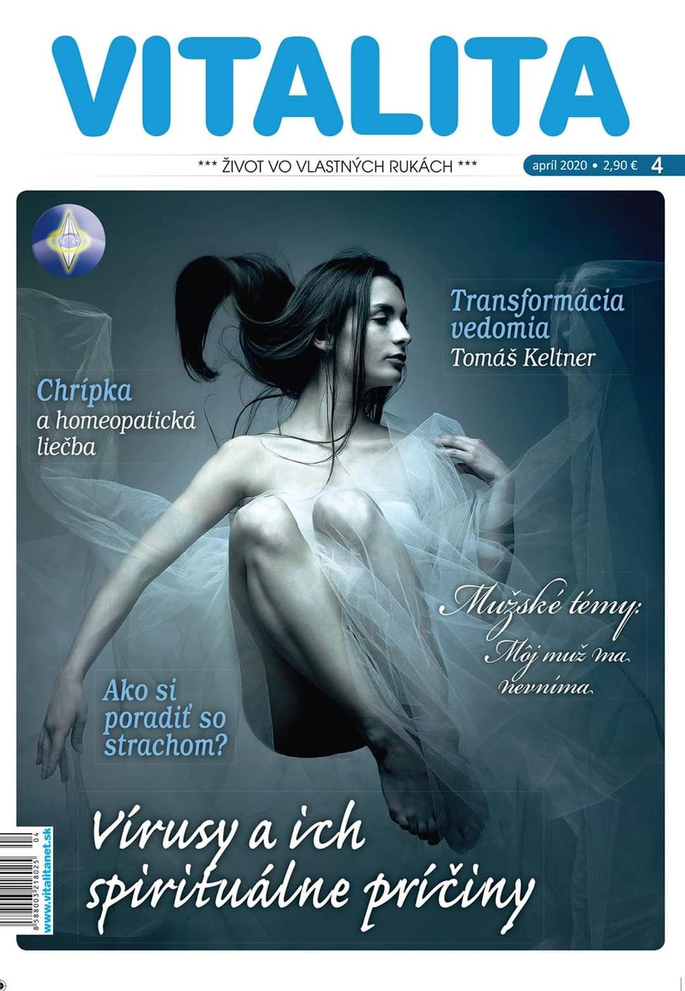 V aprílovej Vitalite nájdeme ČAROkruhy - horoskopy aj s bonusovou vetou + zaujímavý rozhovor, ktorý som urobila s etikoterapeutom Vladimírom Červenákom o súčasnej koronavírusovej situácii.