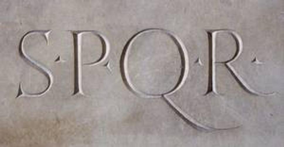 Senatus populusque romanus "Senát a ľud rímsky"