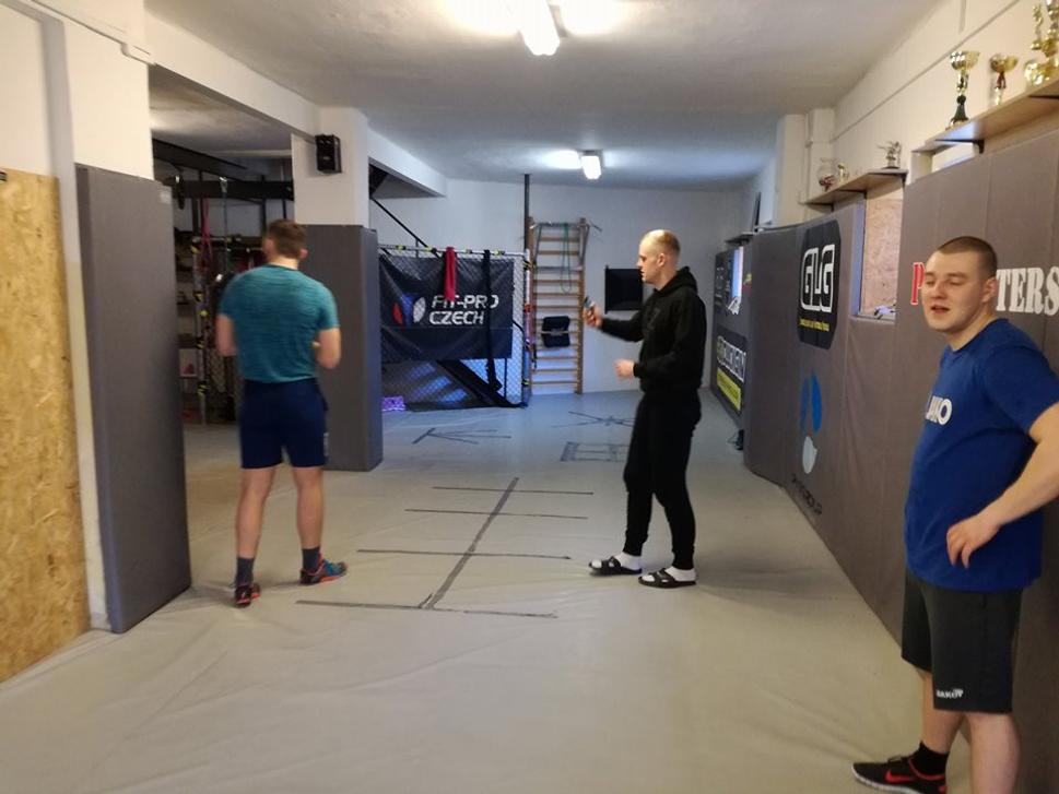 photo during the training