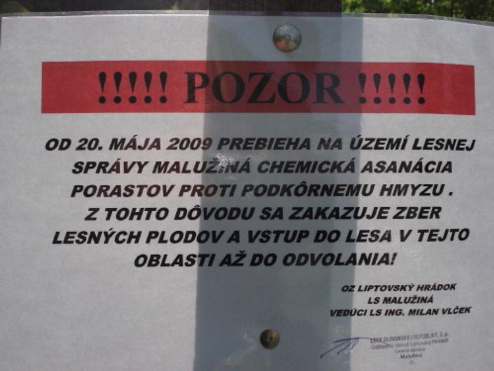 Pri vstupe do Malužinskej doliny