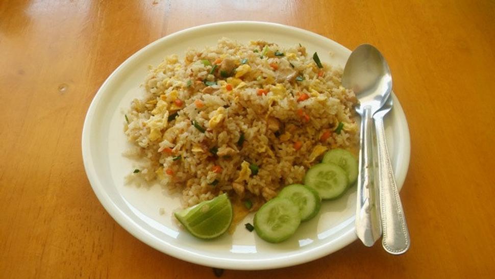 Fried rice - typické thajské jedlo