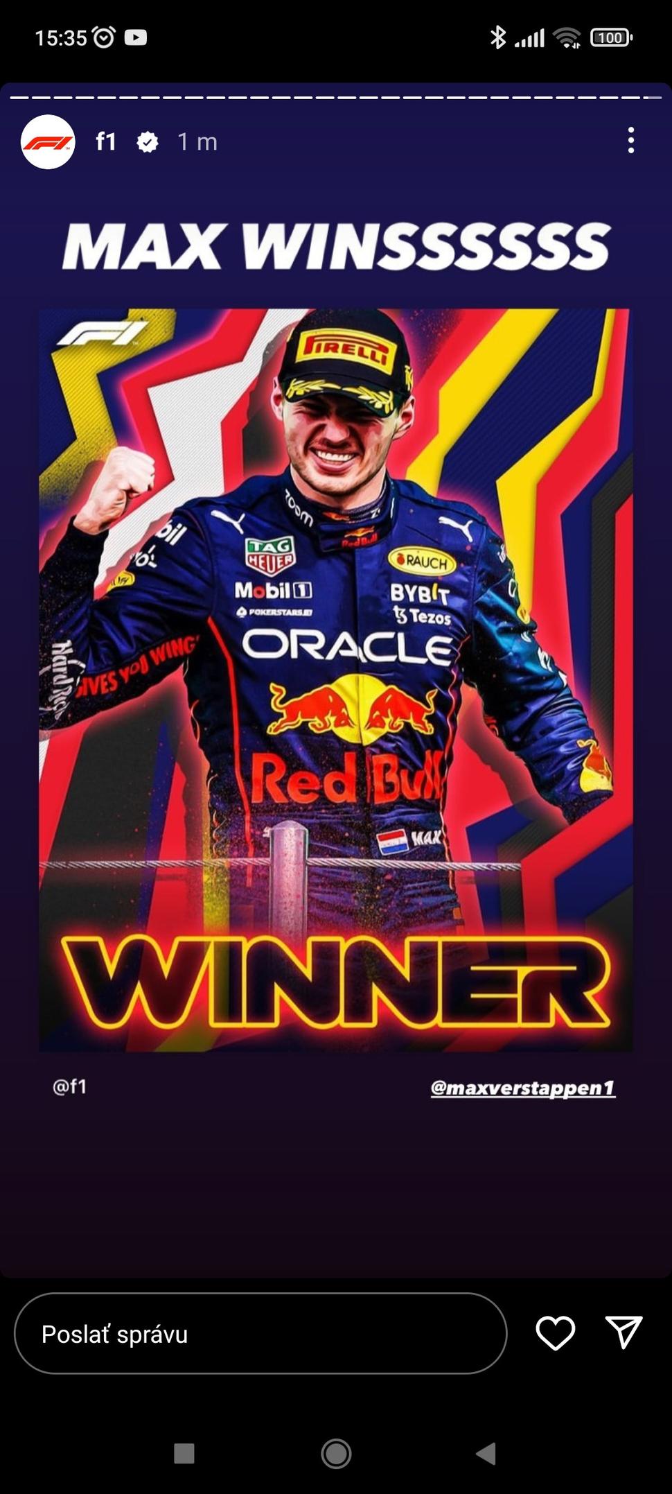 Max Verstappen je to úžasné dva glóbusy...