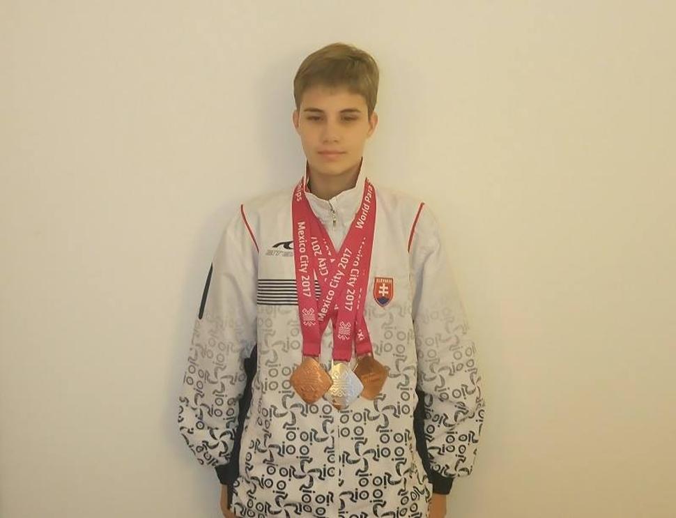 Tatiana Blattnerová, striebro a 2xbronz, MS Mexiko 2017