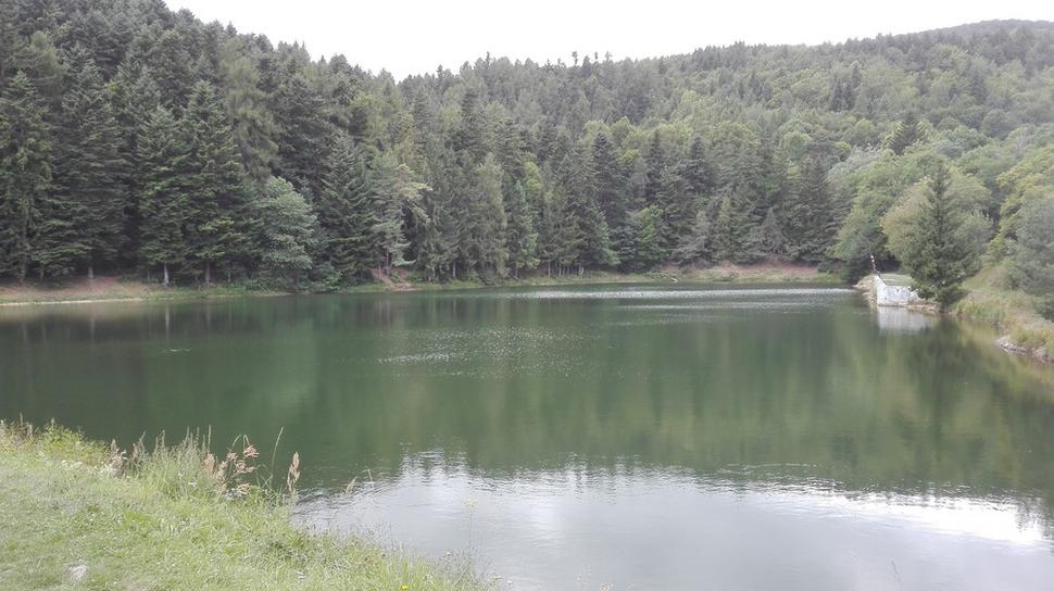 Jeden z tajchov v okolí Banskej Štiavnice.
