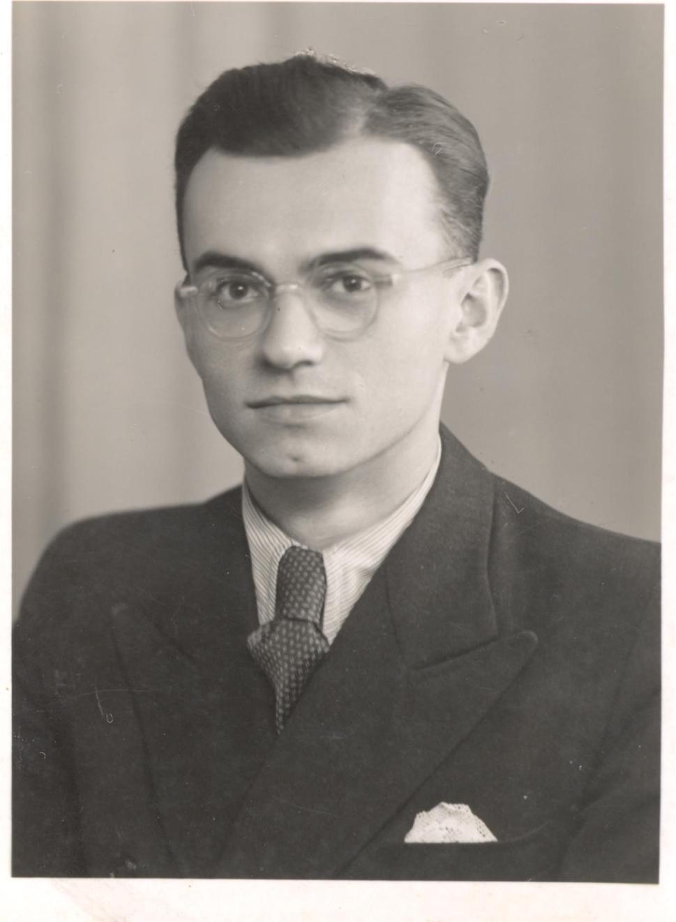 Ján Červeň ako profesor prievidzského gymnázia