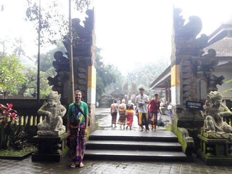 hinduistický chrám neďaleko Ubudu