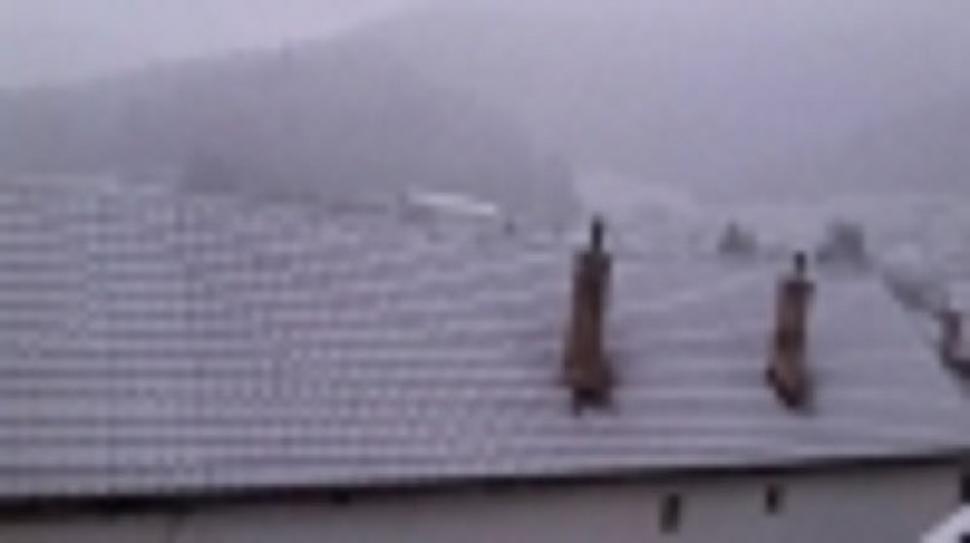 Sneženie v Rožňave