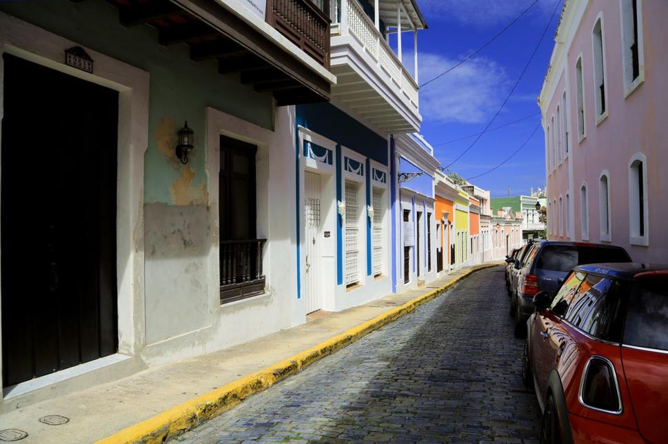 Ulička v Old San Juan