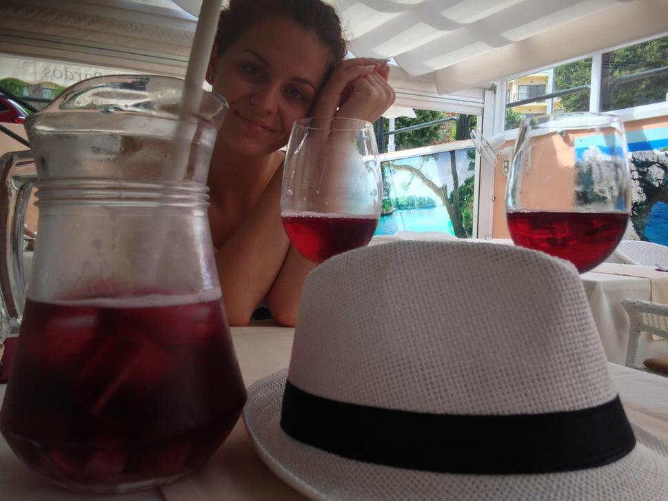 Moja priateľka Veronika so Sangriov