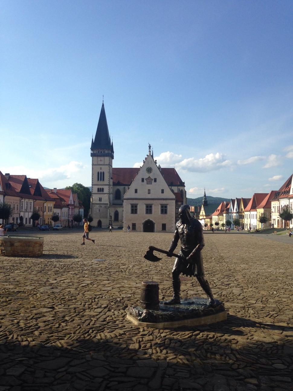 Socha Kata v Bardejove