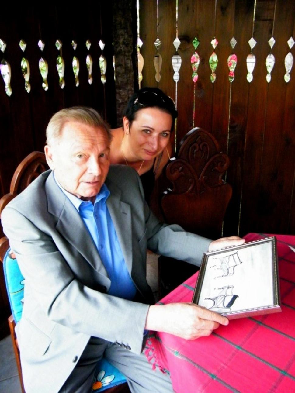 Rudolf Schuster a autorka.