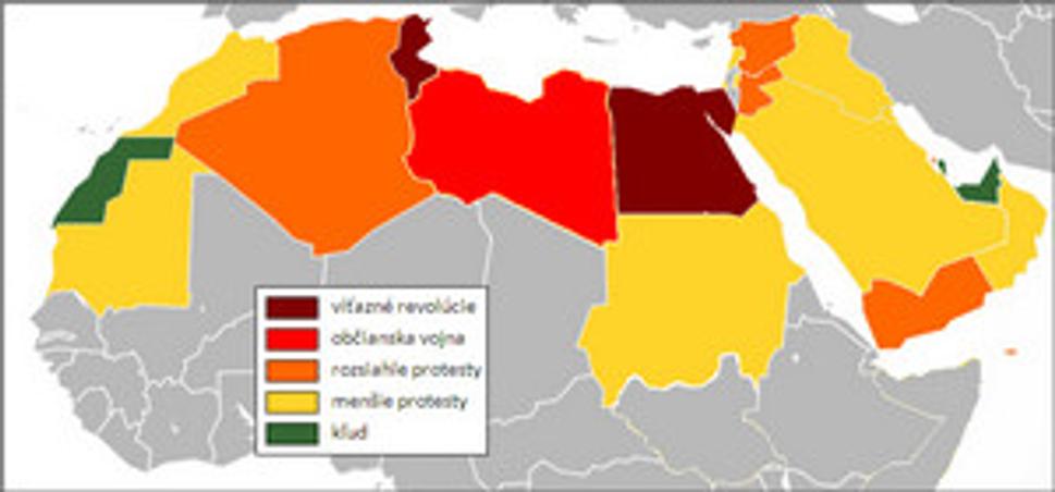 Stav Arabskej jari v apríli 2011