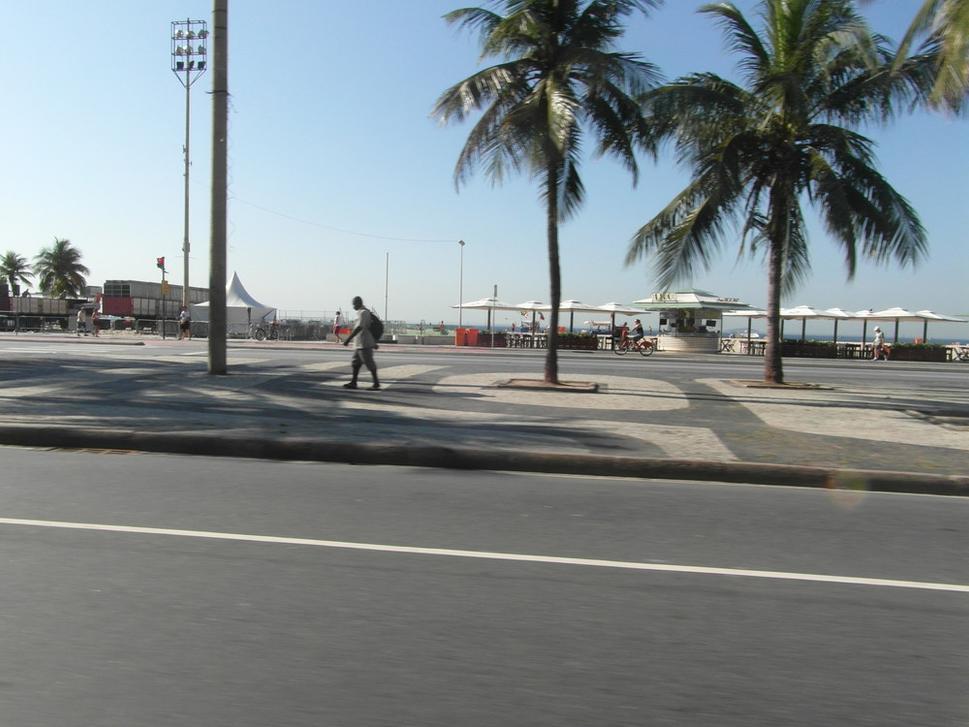 Prvý pohľad na pláž Copacabana