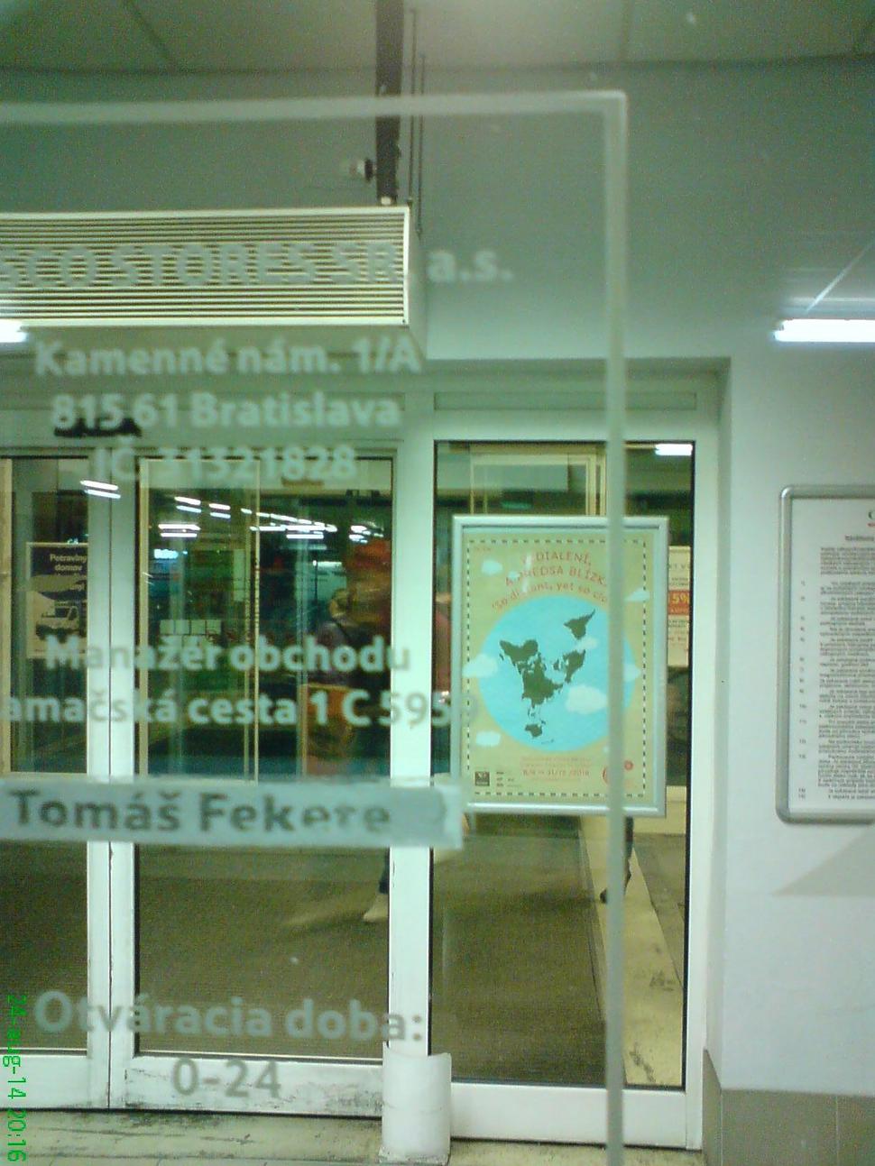 Tesco Lamač, otvorené 0 - 24 h