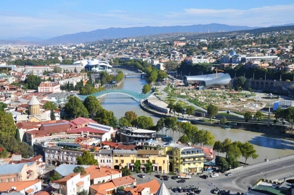 Panoráma gruzínskeho hlavného mesta.