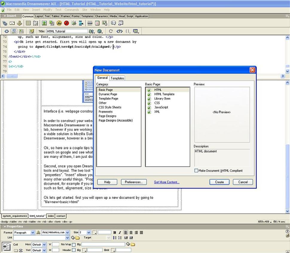 dreamweaver