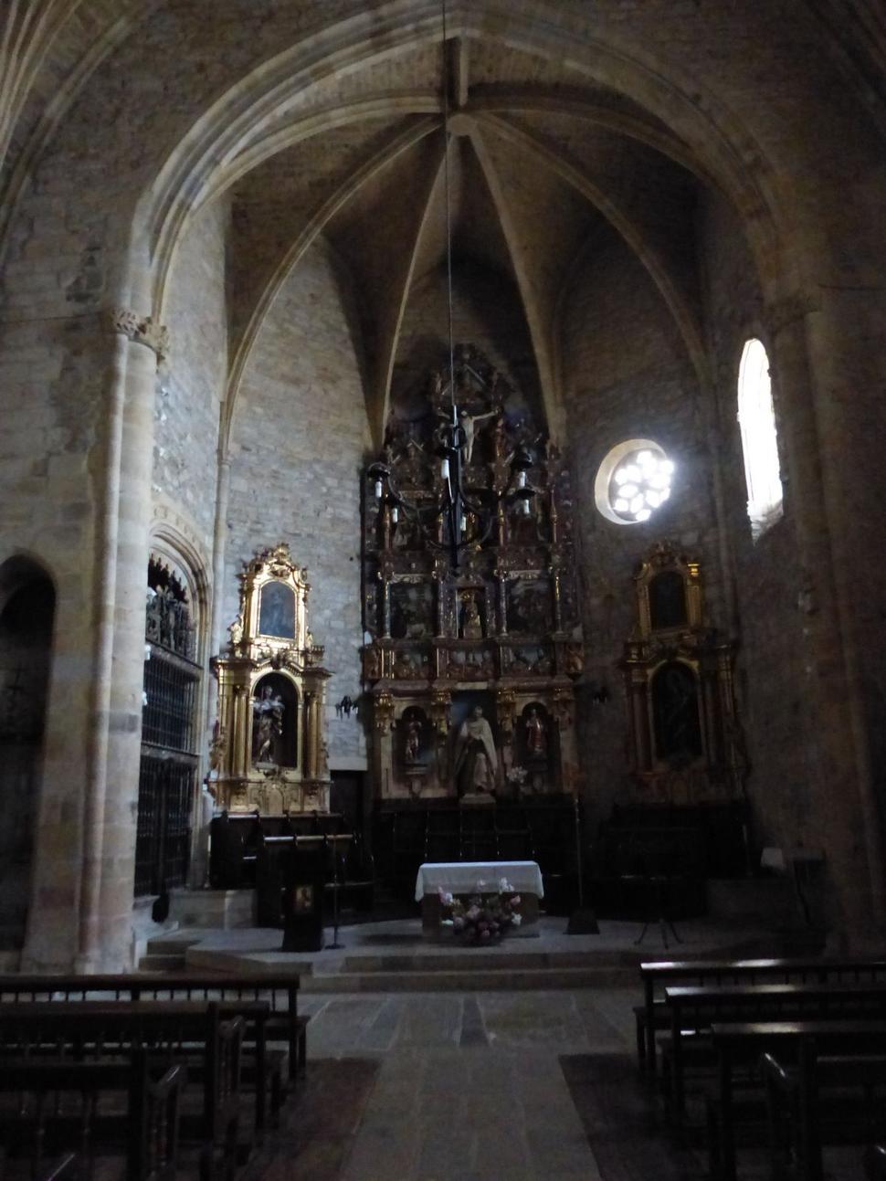 Monasterio Zenarruza - kostol, interiér.