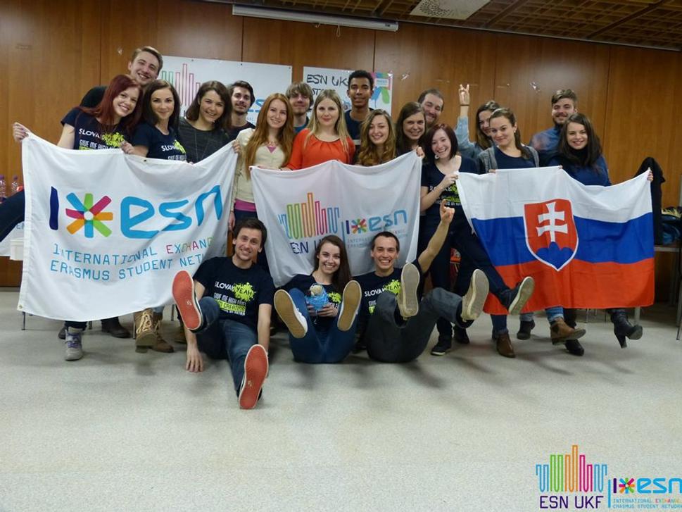 členovia ESN UKF s národným vice-prezidentom ESN Slovakia