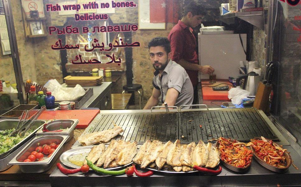 A samozrejme by sa patrilo vyskúšať aj nejakú rybaciu špecialitu. Fish wrap bol výborný a môžem len odporúčať!