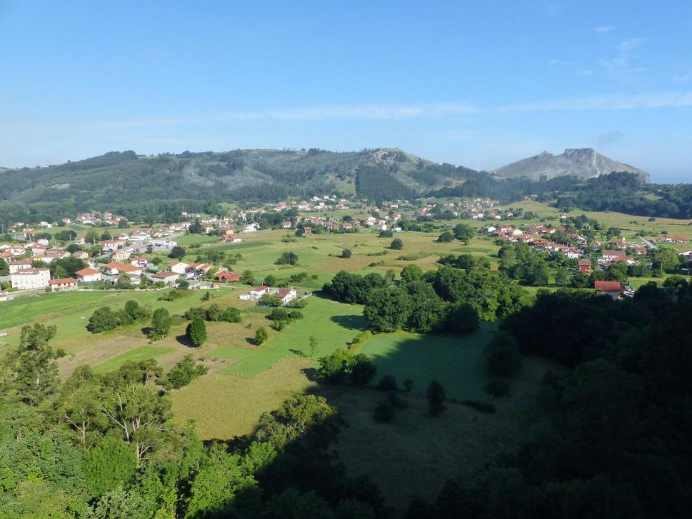 Pohľad z vyhliadky.