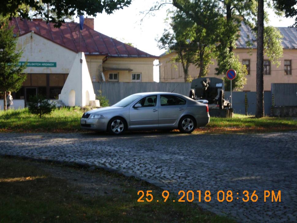 Park Lesík delostrelcov z roku 25. 9 2018
