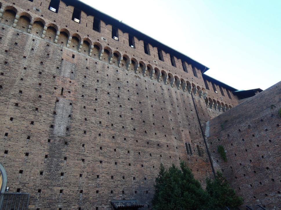 Castello Sforzesco a jeden z jeho štýlov