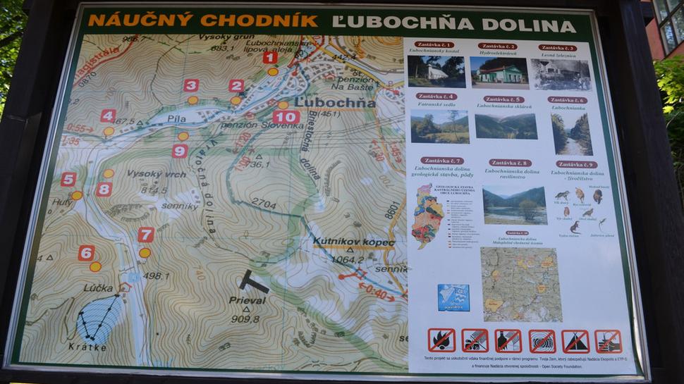 Desať zastávok náučného chodníka.Taká malá encyklopédia a človek spozná okolie v Ľubochni.