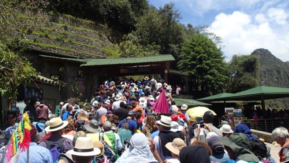 Vstupní brána do Machu Picchu