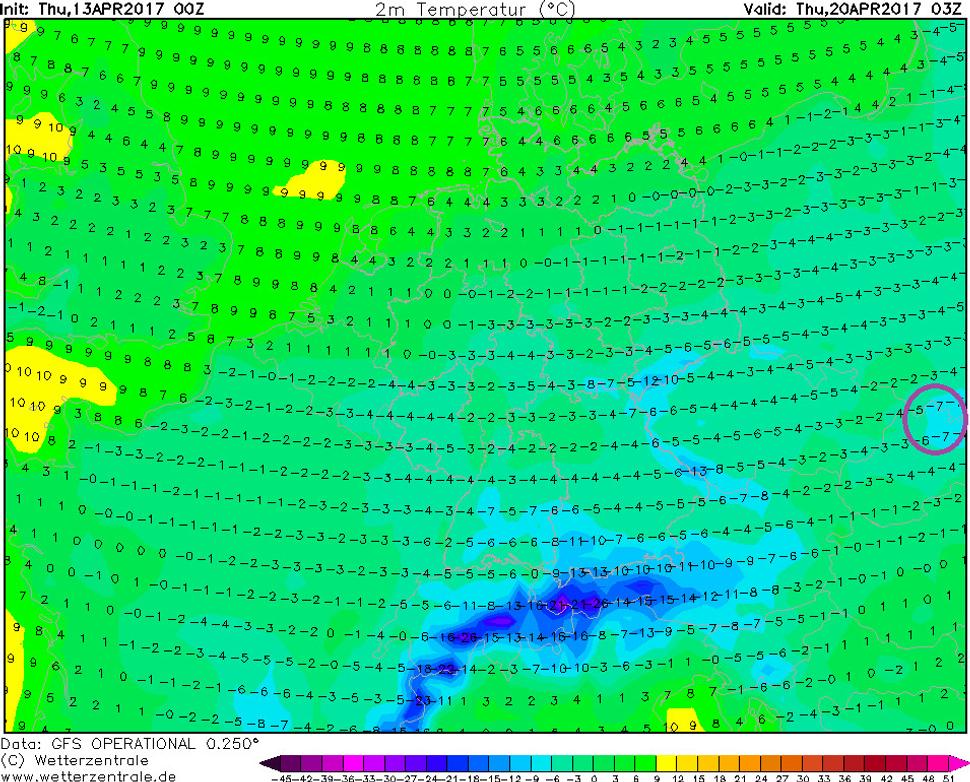 Zdroj: wetterzentrale.de