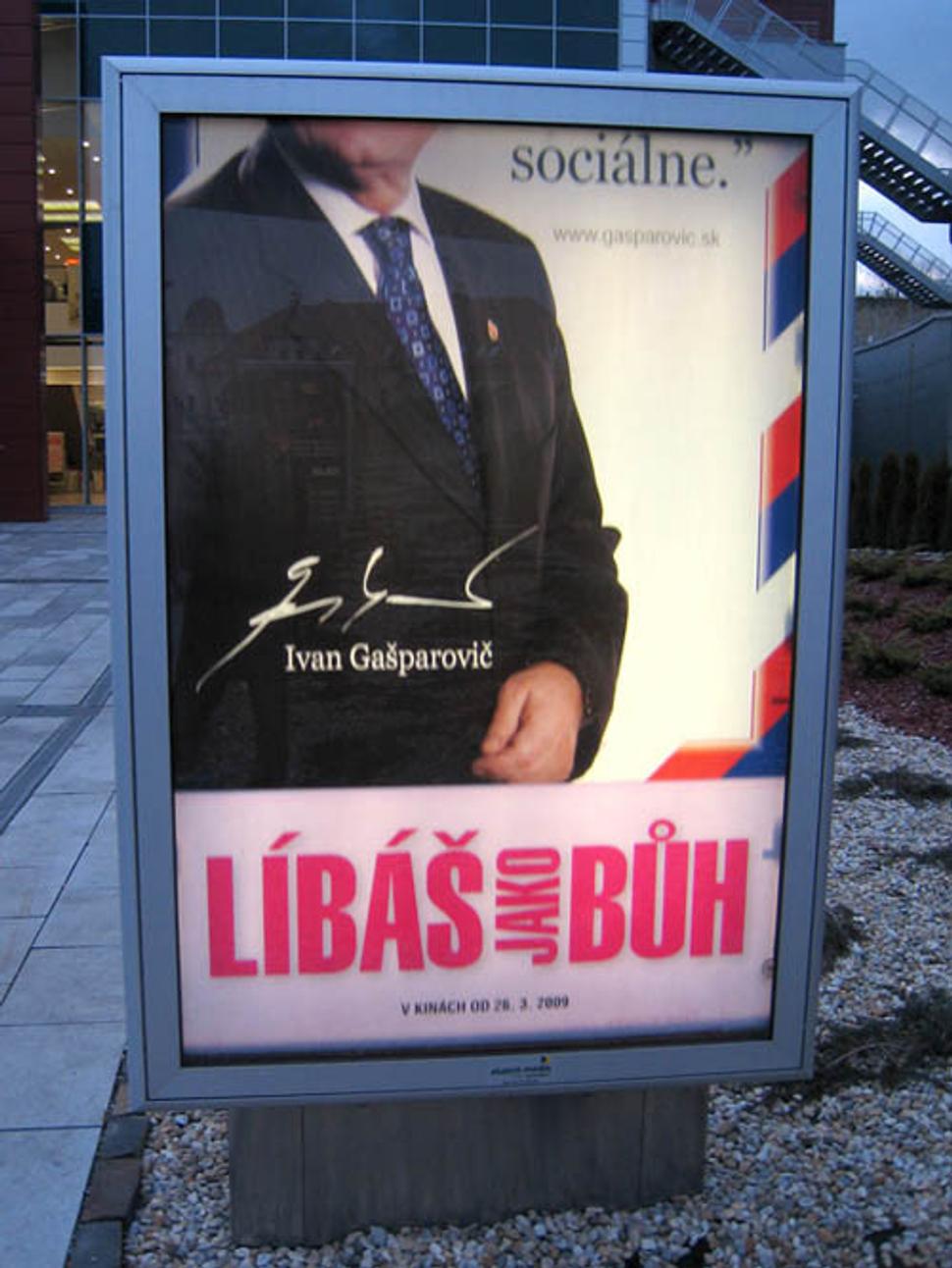 Prezidentský kandidát: Líbáš jako bůh