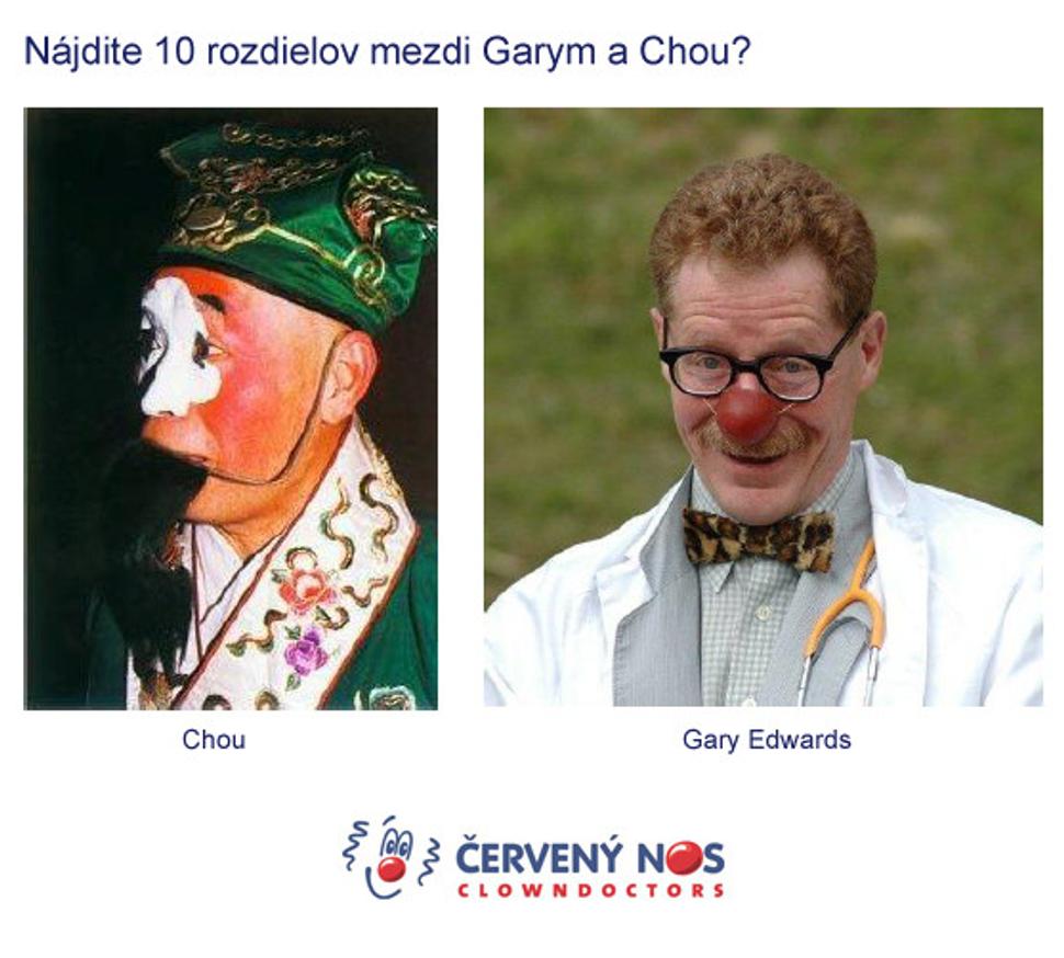 Nájdite 10 rozdielov mezdi Garym a Chou?