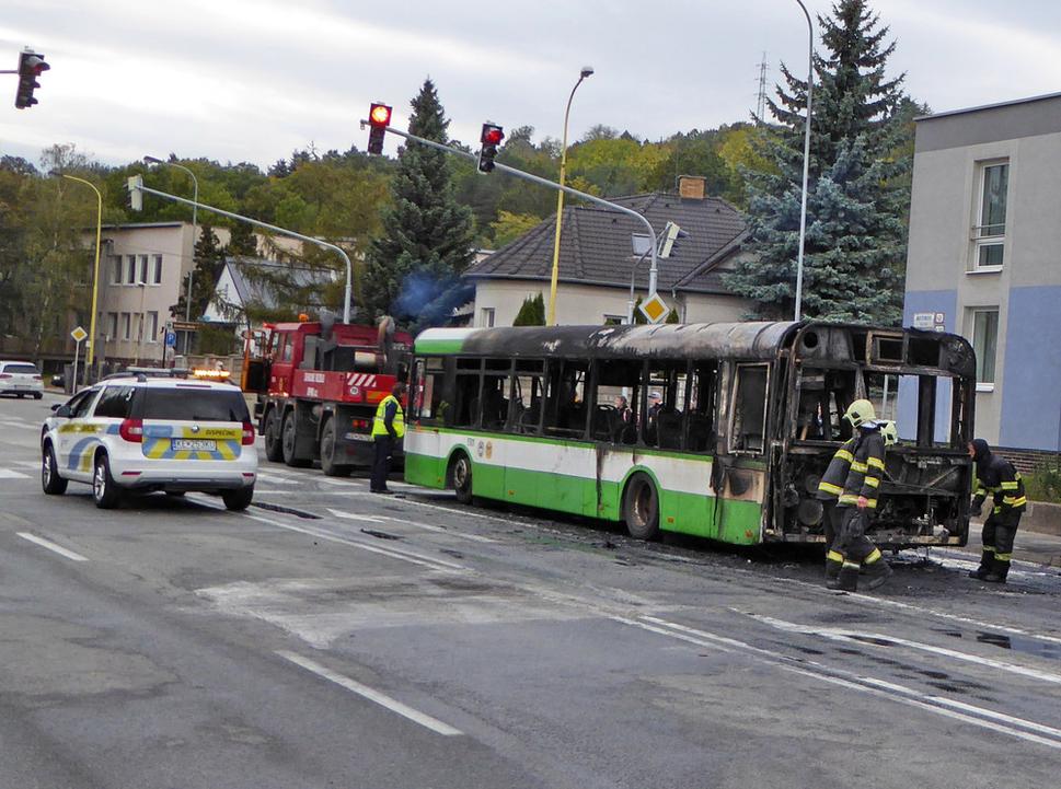 Autobus DPMK zhorel za niekoľko minút