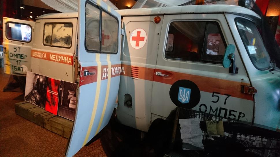 Sanitka z Donecka
