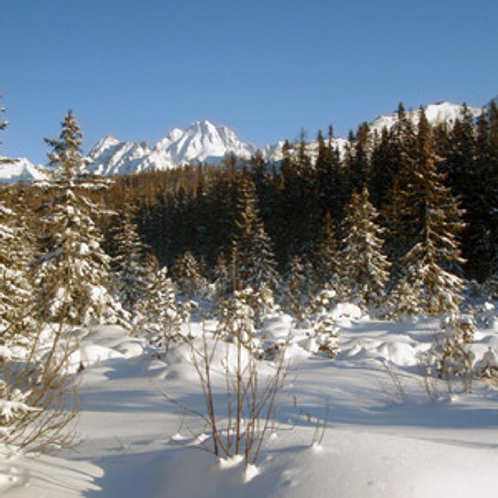 Zasnežené Vysoké Tatry
