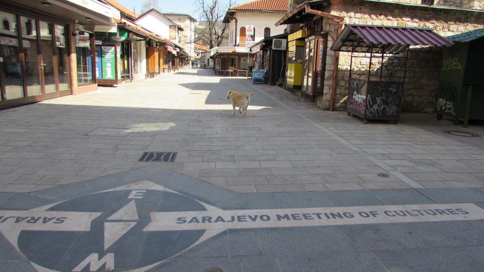 Miesto, kde sa stretávajú kultúry, počas jarného lockdownu.