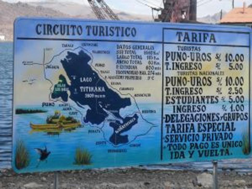 Plánik jazera, ktorý nájdete v prístave jazera Titicaca.