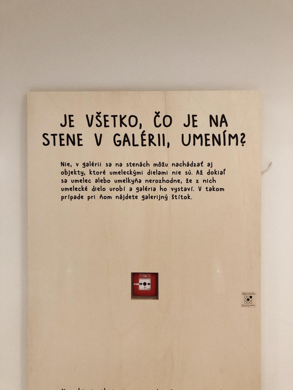 Výstava Prečo (ume)nie?